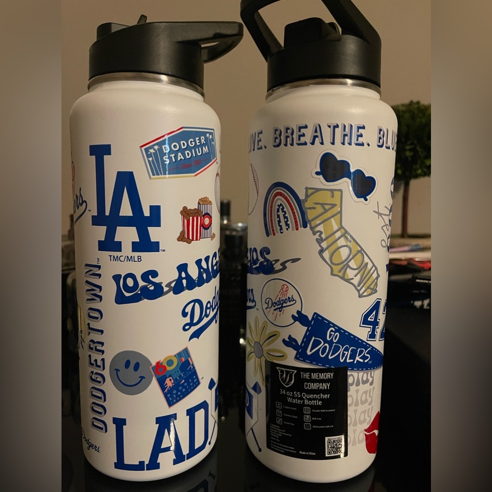 LA Dodgers water flask 32oz